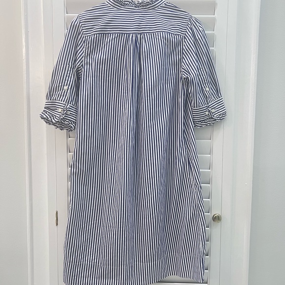 ANN MASHBURN Blue and White Striped Dress - Picture 6 of 6